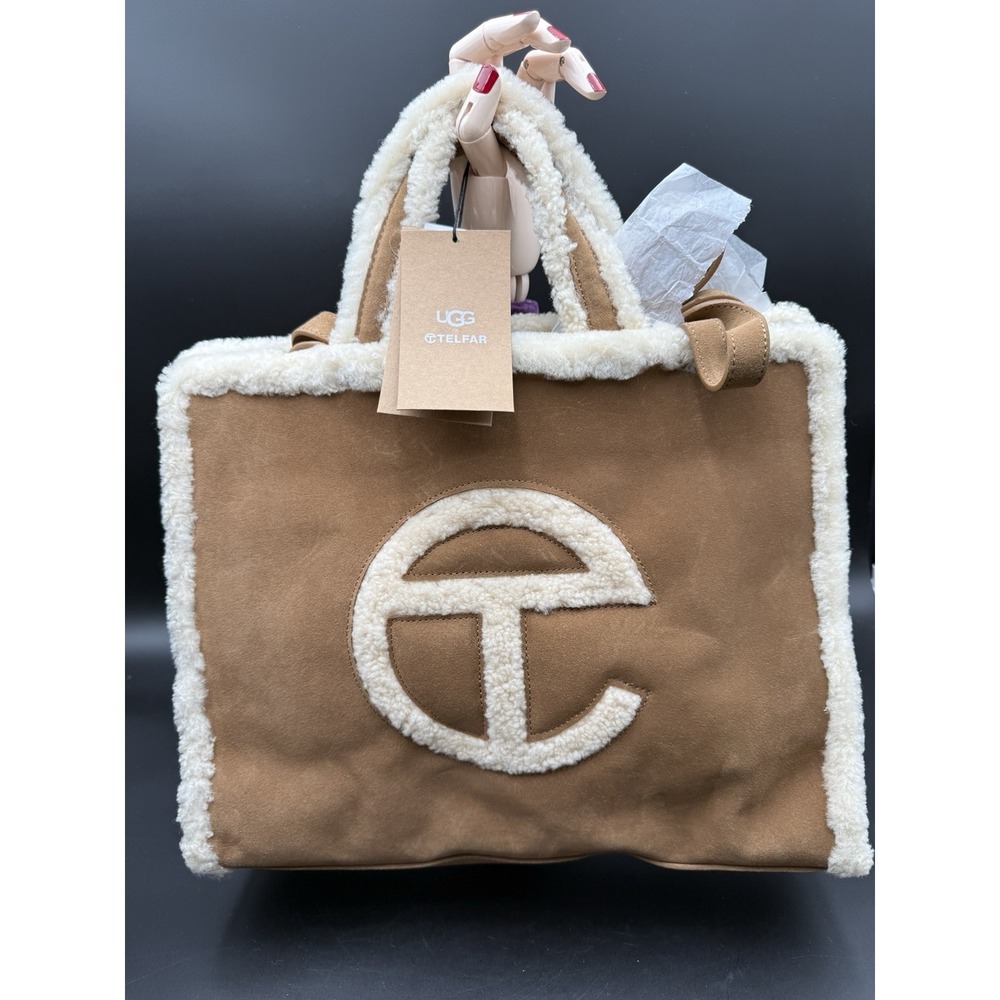 UGG × TELFAR Medium Tote Bag Chestnut‎